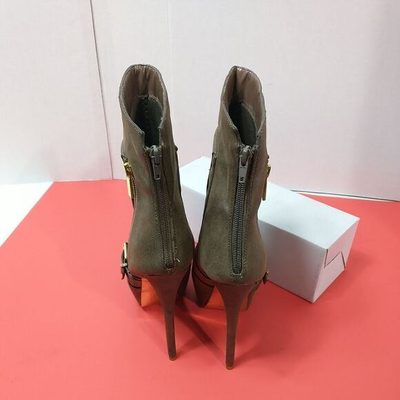 Paper Fox Ultra-High 7" Brown Boot ( Size 9 US) - Picture 4 of 11